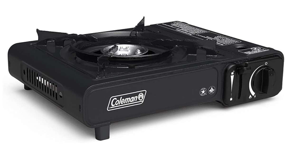 Coleman Classic 1-Burner Butane Stove, Portable Camping Cooktop with Carry Case & InstaStart Ignition, Adjustable Burner with 7650 BTUs of Power for Camping, Grilling, Tailgating, & More
