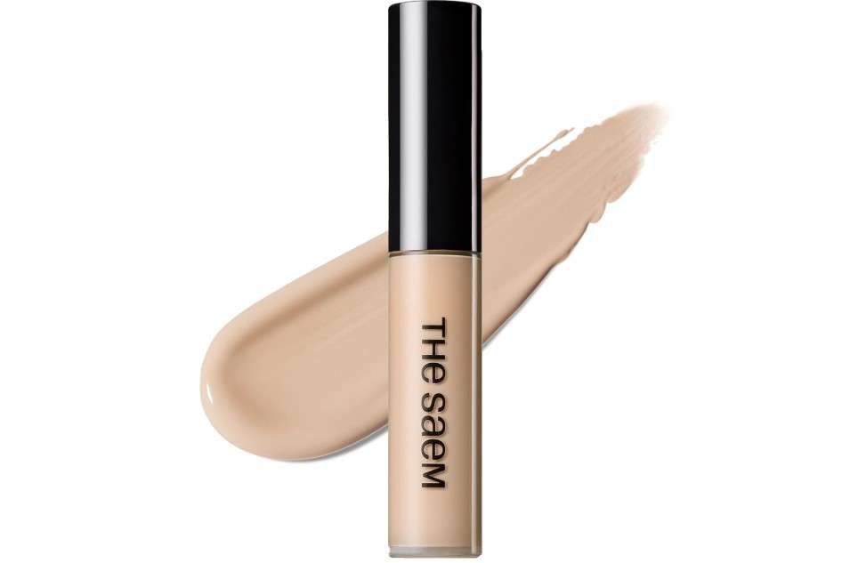 THESAEM Cover Perfection Tip Concealer, Liquid Multi-Use Concealer, Full Coverage Makeup for Acne Dark Spots Dark Circles Hyperpigmentation and Blemishes, 0.2 fl. oz. (#1.5 Natural Beige)
