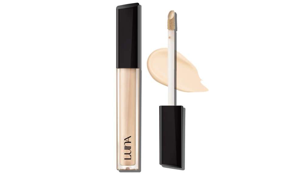 LUNA Long-Lasting Tip Concealer Cover-Fit (#01 Vanilla) Full Coverage, for Under Eye Dark Circles, Fine Lines, Redness & Discoloration, Korean Makeup 0.26 Fl Oz
