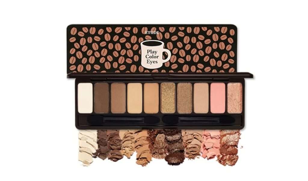 ETUDE Play Color Eyes #In the Caf?(21AD) | Vivid 10 Color Eye Shadow Palette with Soft Texture and Coffee-Like Shades for Various Eye Makeup | Kbeauty 