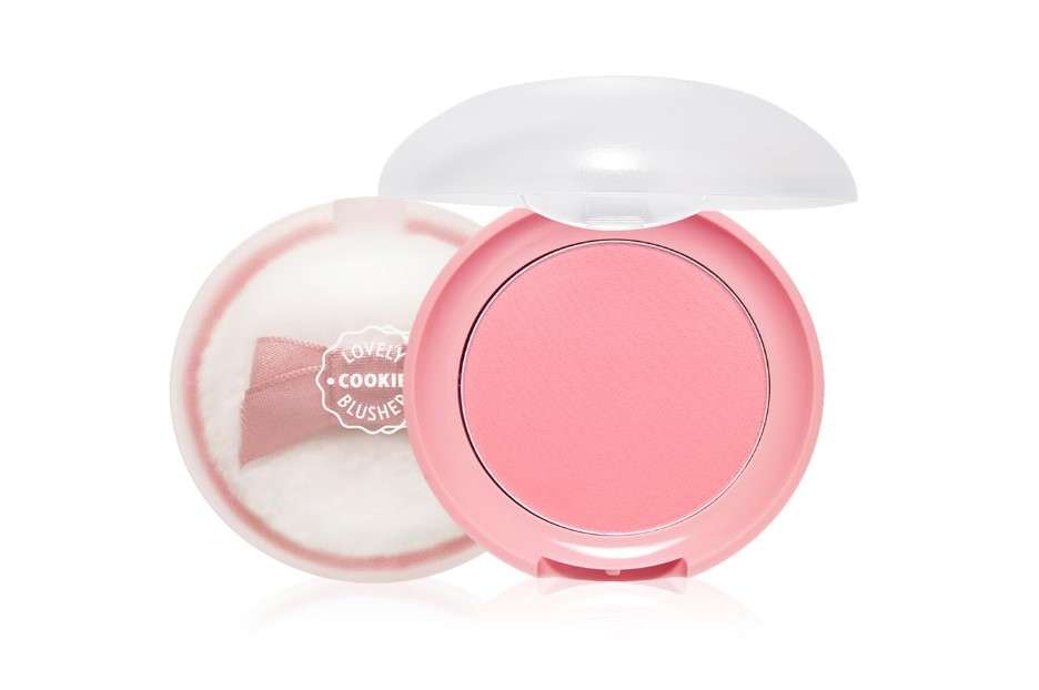 ETUDE Lovely Cookie Blusher - Grapefruit Jelly 4g | Glowing & Natural Powder Blush with Long-Lasting Sebum Control | Easy Application | Korean Makeup, Kbeauty, Perfect for Gift

