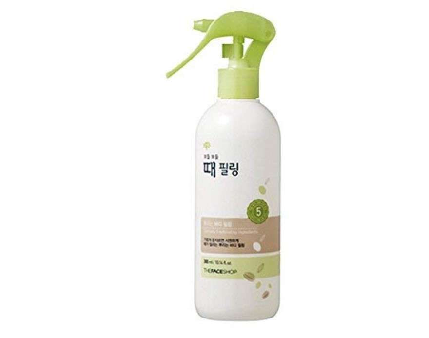 The Face Shop Smooth Skin Body Peel Spray, Gentle Exfoliator, Gommage Scrub, Convenient easy Mist to remove Dead Skin, At home Korean Scrub, Non-Irritating Korean Skin Care for Body, 10.1 Fl Oz 