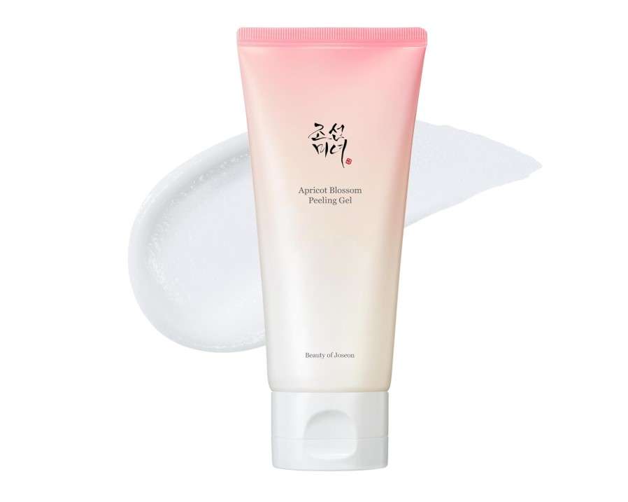 Beauty of Joseon Apricot Blossom Peeling Gel Soft Exfoliating Face and Body Scrub Dead Skin Cells Remover for All Skin Types, Korean Skincare for Men Women, 100ml, 3.38 fl.oz

