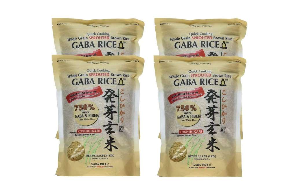 Koshihikari Premium Sprouted Brown Gaba Rice, 2.2 Pound (Pack of 4)
