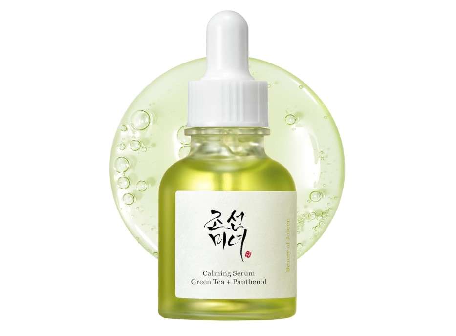 Beauty of Joseon Calming Serum Green Tea Panthenol Soothing, Moisturizing Sensitive, Acne-Prone, UV Irritated Skin, Daily Korean Skin Care for Men and Women, 30ml 1 fl.oz 