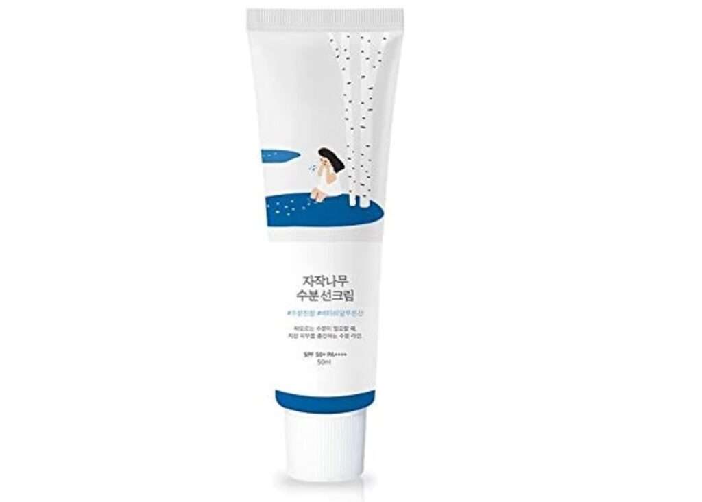 Birch Juice Moisturizing Sunscreen (SPF50+ PA++++) | A moisturizing sunscreen, No White Cast, Strong UV Protection, Moist Essence Type, Ocean Friendly-Reef Safe (1.69fl.oz) 100% Original 