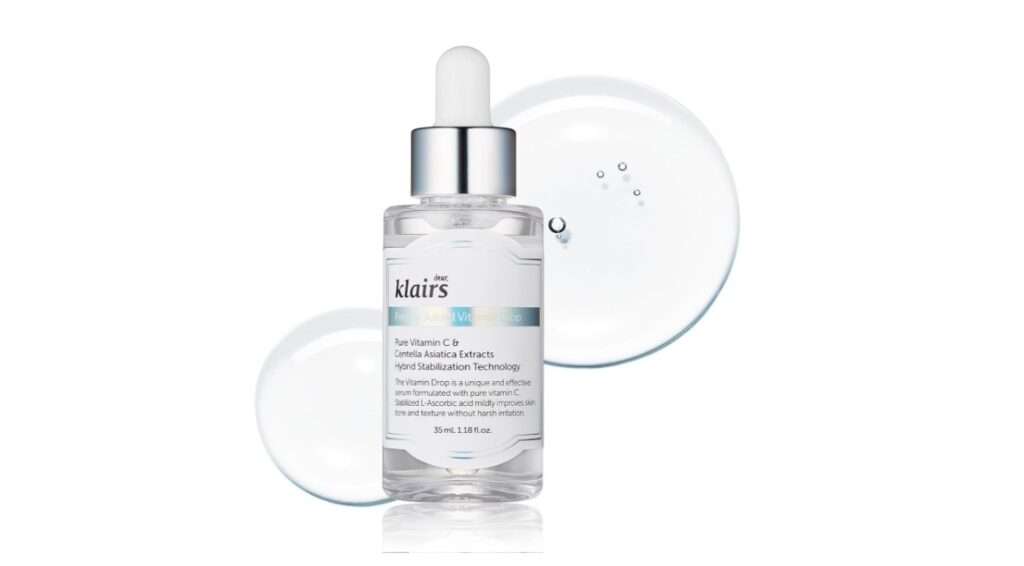 DearKlairs Freshly Juiced Vitamin Drop, 5% Hypoallergenic pure vitamin C serum, 1.18oz | Ascorbic acid, antioxidant for face, korean skincare