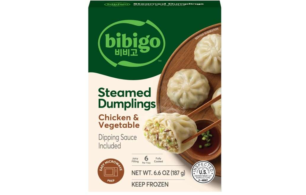 Bibigo, Steamed Dumpling Pork Vegetable, 6.6 Ounce

