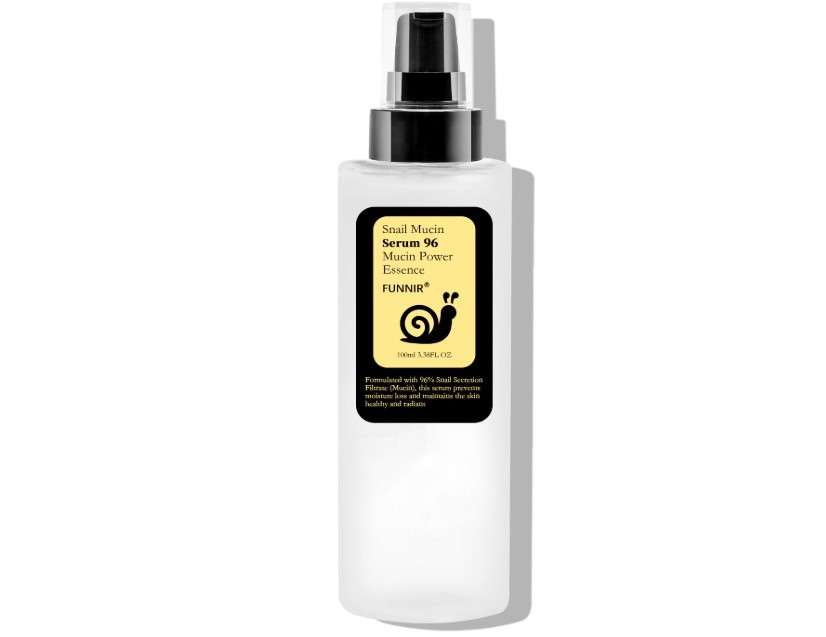FUNNIR Snail Mucin 96% Essence 100ml, Hydrating Serum for Face with Snail Secretion Filtrate for Dull Skin, Skin care products for All Skin Types 