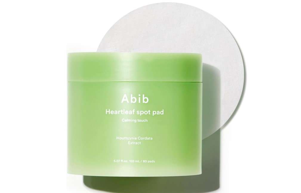 Abib Heartleaf Spot Pad Calming Touch 80pads 5.07 fl.oz. | Korean Acne Soothing Toner Pads for Face, Cleansing, Disposable, Exfoliant, Skin Care 