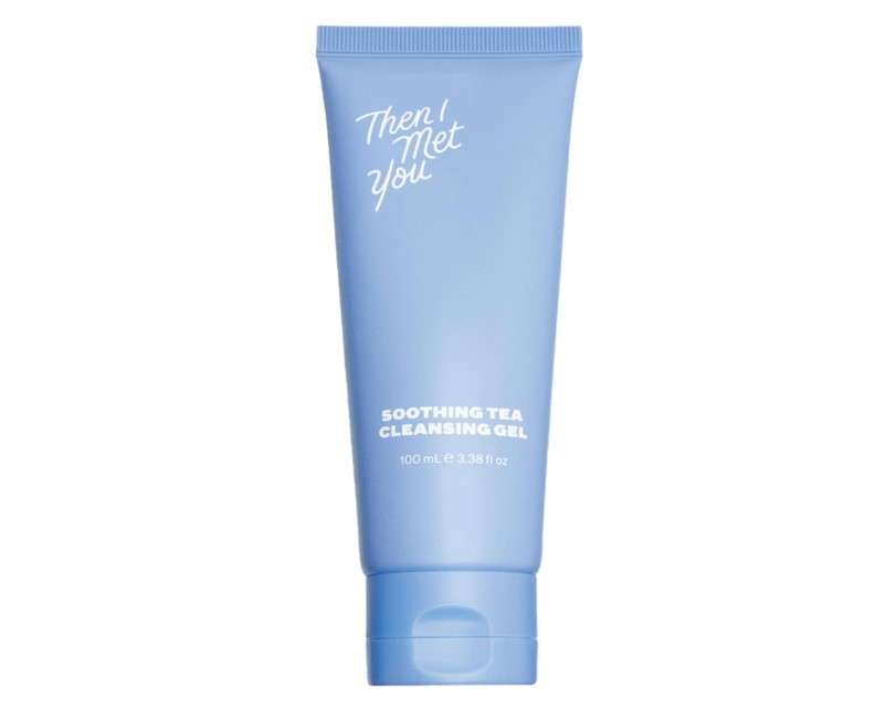 Then I Met You Soothing Tea Cleansing Gel, Vegan-Cruelty-Free Korean Skincare Cleanser with Fermented Rice, Centella, Hydrating Licorice, Glycerin, Exfoliator for Clear Skin Makeup Removal, 3.38 oz 