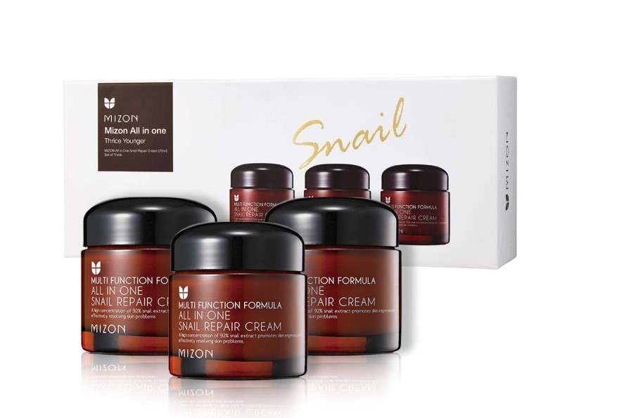 MIZON All-in-1 Snail Repair Cream, 75 ml, Pack of 3 