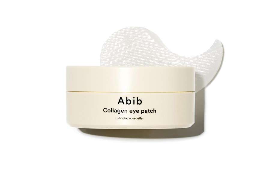 Abib Collagen Eye Patch Jericho Rose Jelly 60 Patches, Korean Under Eye Patches for Puffy Eyes and Dark Circles, Anti-Wrinkle, Collagen, Caffeine, Niacinamide, Ceramide, Antioxidant, Skin Care