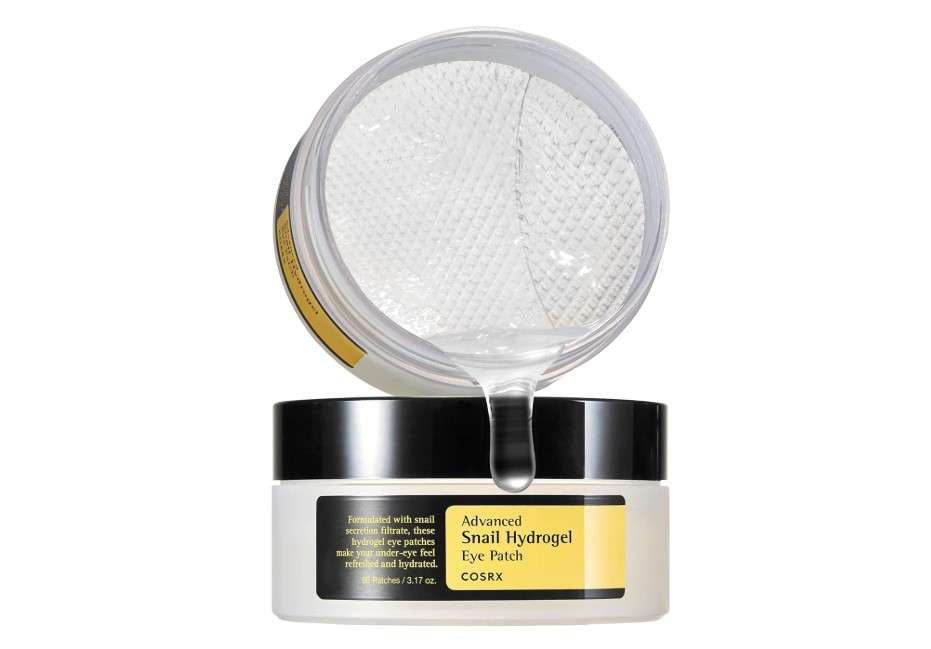 COSRX Advanced Snail Hydrogel Eye Patch (60pc), Gel Serum Mask, Puffy Undereye Treament, Fine Lines, Refresh, Hydrate| Paraben free, Korean Skin Care
