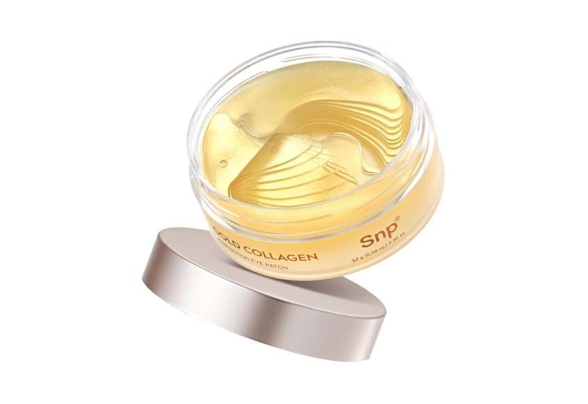 SNP 125Da Collagen + 24K Gold Perfection Eye Patch | Nourishing Under Eye Patches for Wrinkles and Dark Spots | Under Masks for Puffy Eyes and Dark Circles | Korean Collagen Skincare | 60 Patches