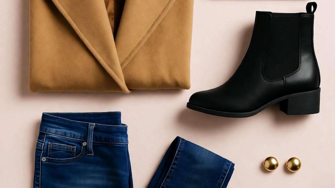 Yoon Se-ri's coat and boots look from Crash Landing on You for top Korean fashion recreation.