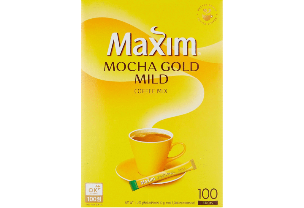 Maxim Mocha Gold Mild Coffee Mix 12g X 100pc (2.64 Pound)