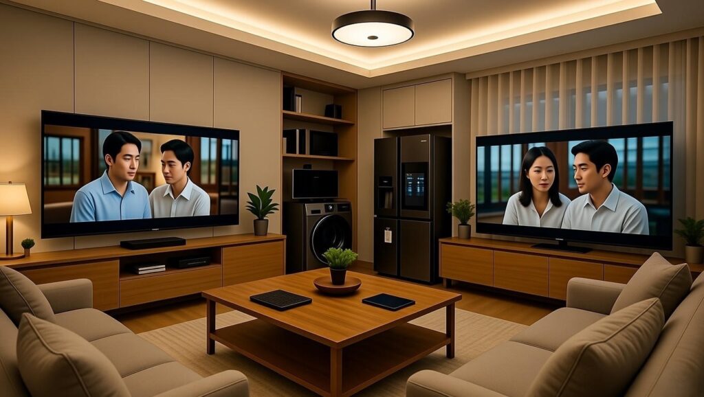 LG Electronics display and home tech innovations in South Korean electronics companies influencing K-Drama culture
