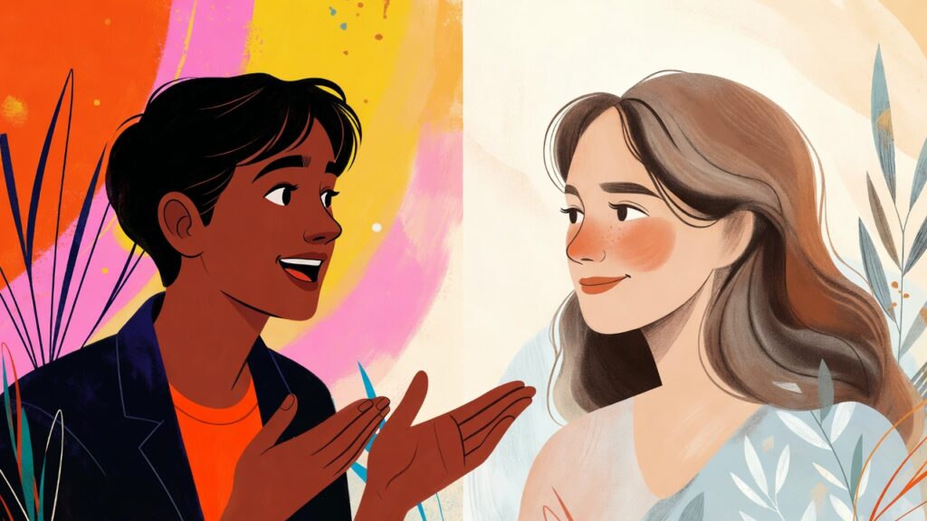 Contrasting partners in discussion for BTS J-Hope ideal type