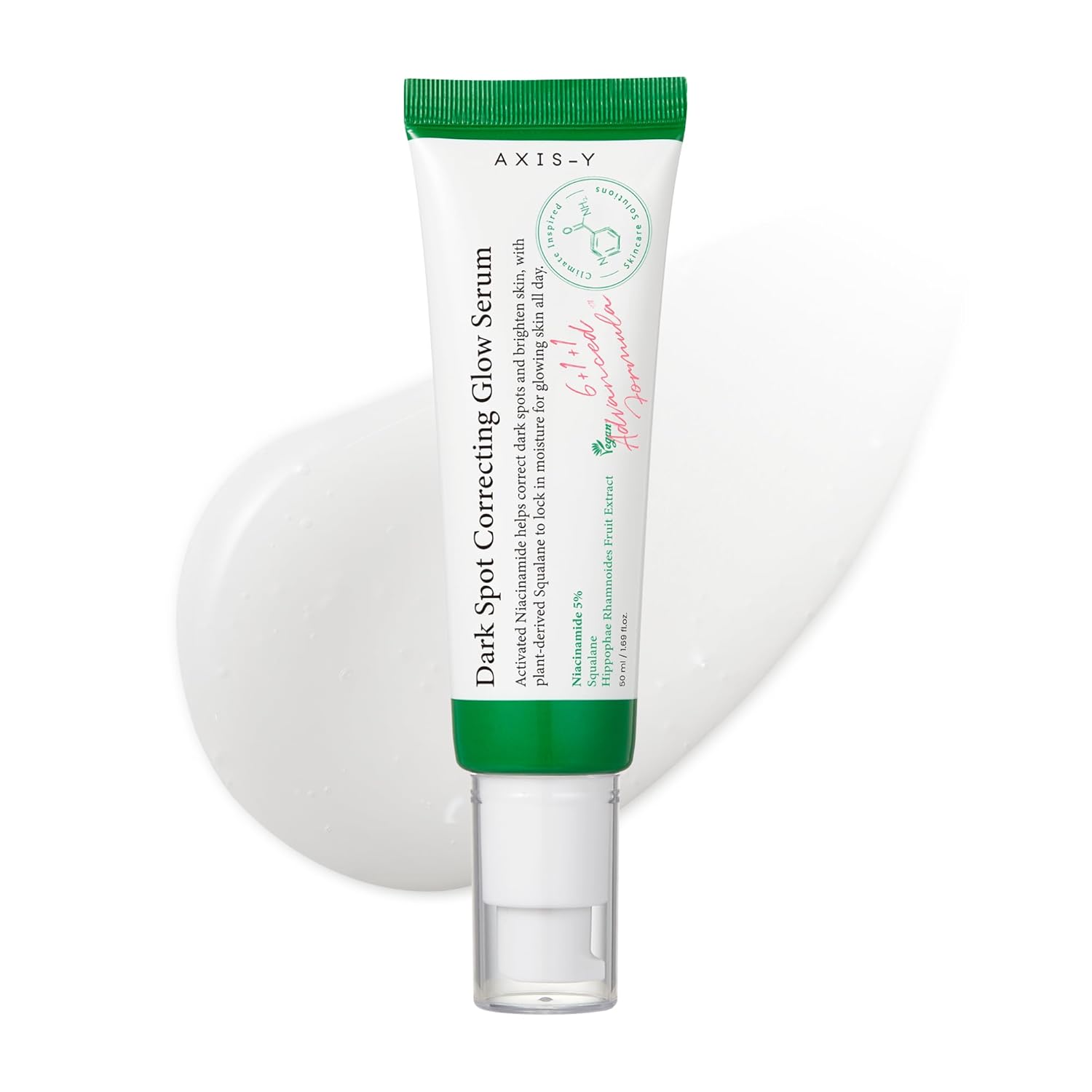 AXIS-Y Dark Spot Correcting Glow Serum - 5% Niacinamide Dark Spot Remover For Face - Vegan Korean Skin Care Niacinamide Serum for All Skin Types