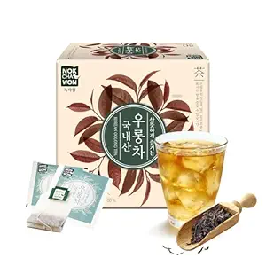 [Nokchawon] Oolong Tea, Premium Pure Tea, Semi-Fermented Tea from Korea, 50 Count Tea Bags, 2.1oz(60g)