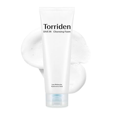 Torriden DIVE IN Cleansing Foam Face Wash 150ml (5.07 fl.oz.) | Hydrating Daily Facial Cleanser for All and Sensitive Skin | Hyaluronic Acid, Panthenol, Allantoin