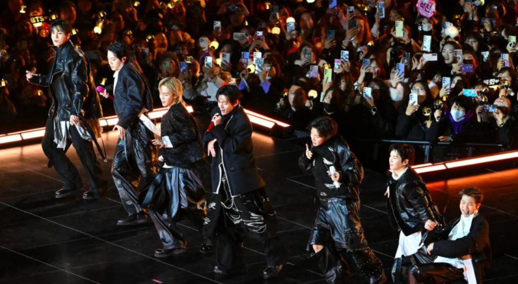 Still image of bts comeback concert